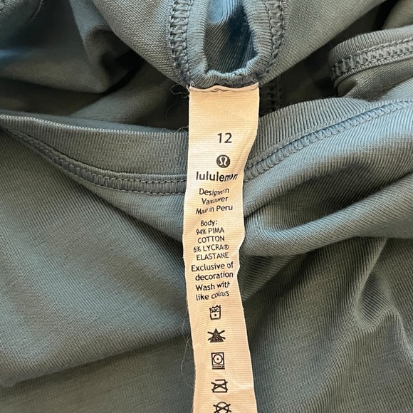 lululemon Restore and Revitalized Dress in Aquatic Green Maxi Dress size 12 - Picture 6 of 6